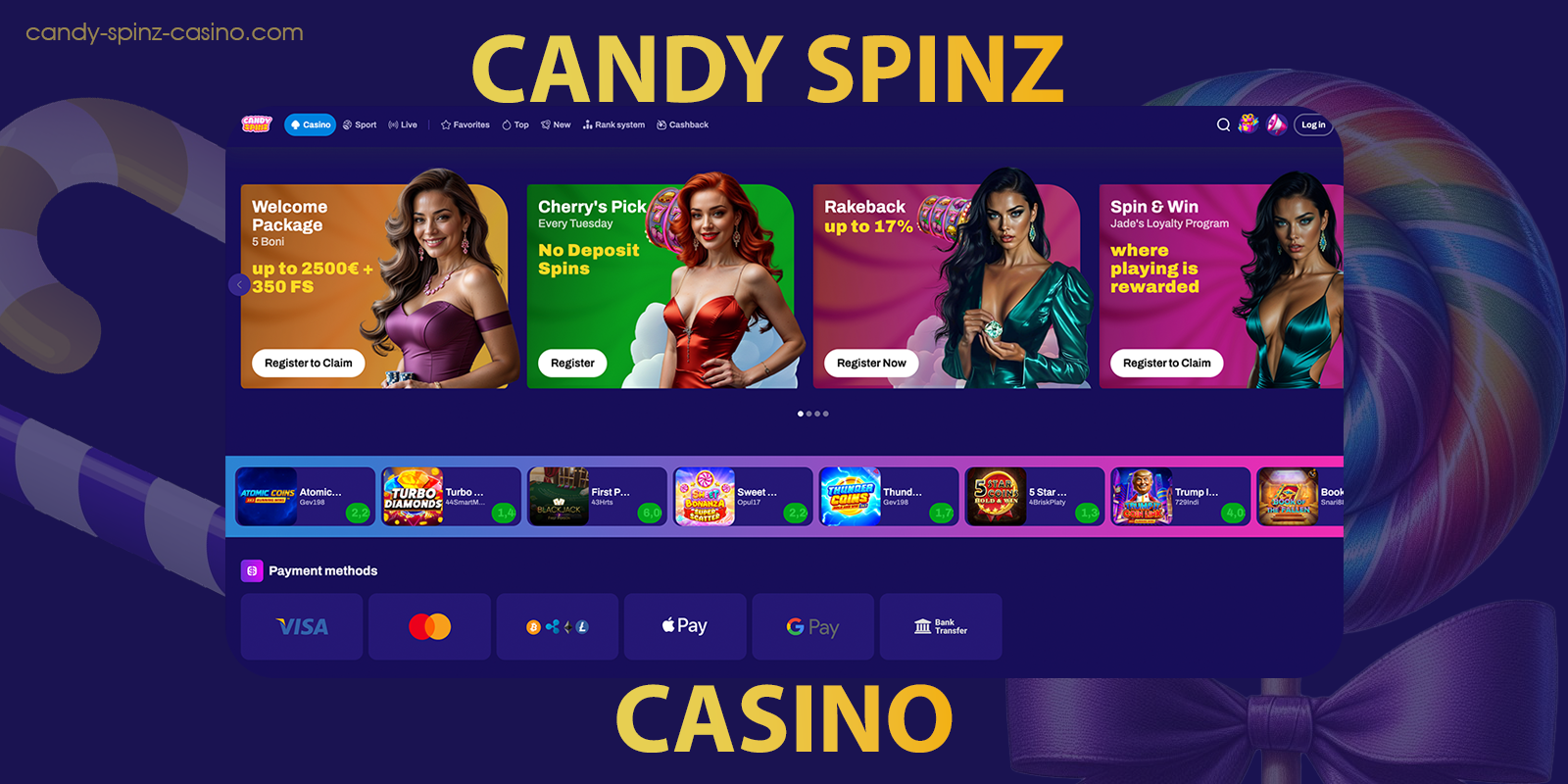 Candy1 candyspinz casino